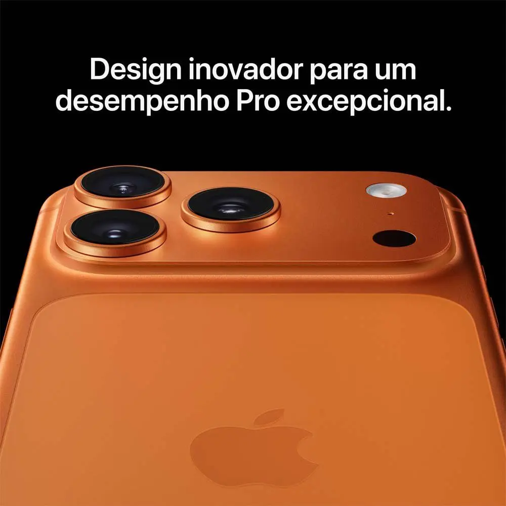 Apple iPhone 17 Pro Max 512GBLaranja-cósmico 6,9” 48MPiOS 5G 6 Apple iPhone 17 Pro Max 512GBLaranja-cósmico 6,9” 48MPiOS 5G - Imagem 6